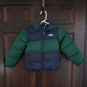 The North Face Kids Puffer Jacket - Green and Blue